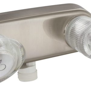 Valterra Shower Control Valve, Catalina, 2 Valve, Single Piece Wall Mount, 1/4 Turn Washerless Valve, 4 Inch Center Distance – PF223441