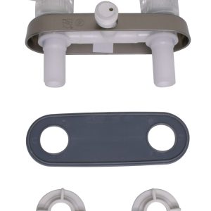 Valterra Shower Control Valve, Catalina, 2 Valve, Single Piece Wall Mount, 1/4 Turn Washerless Valve, 4 Inch Center Distance – PF223441