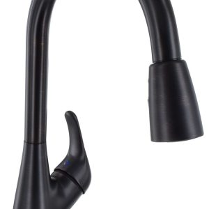 Valterra Faucet, Used for Kitchen, Single Piece 8 Inch Deck Mount, 15 Inch Pull Down Spout, Single Lever Handle – PF231561