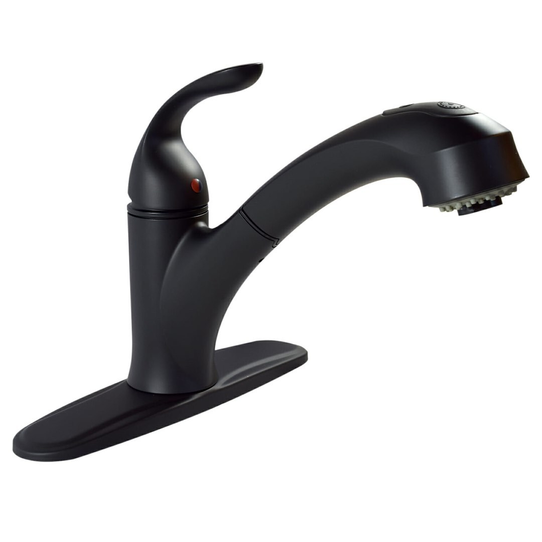 Valterra Faucet, Used for Kitchen, Single Piece 8 Inch Deck Mount, 10 Inch Pull Out Spout, Single Lever Handle – PF231741