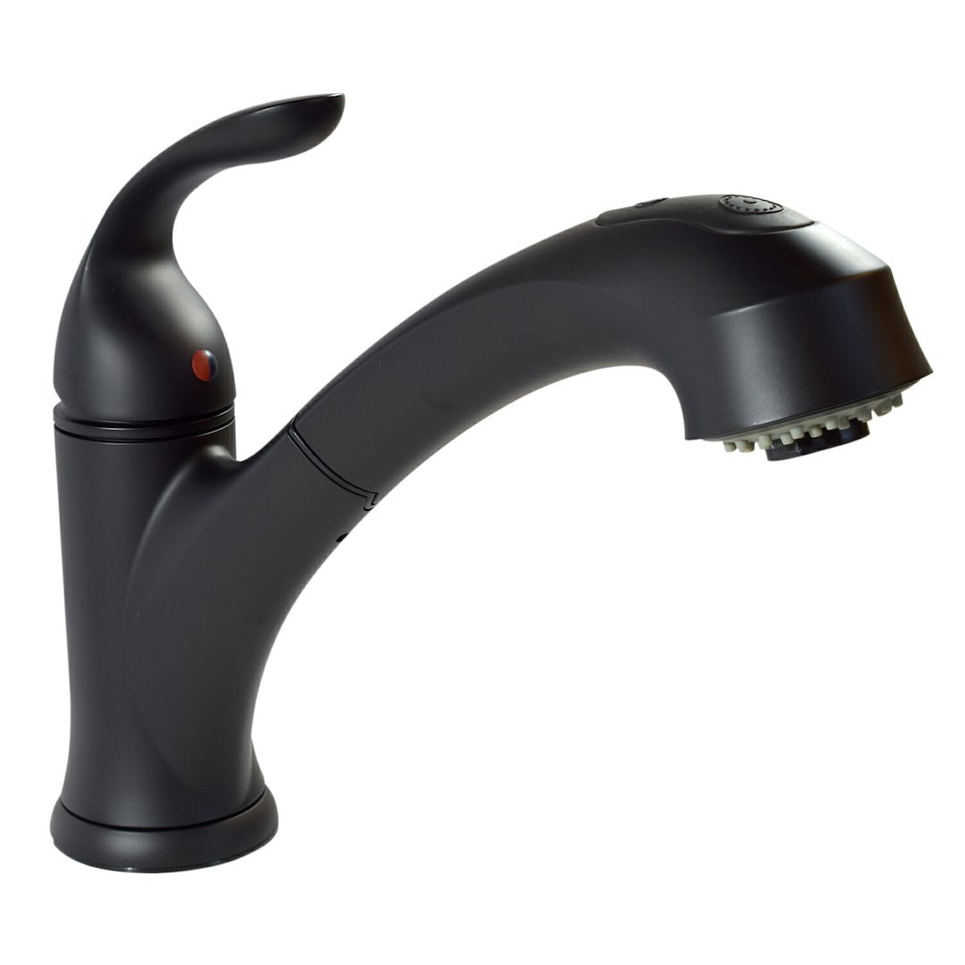 Valterra Faucet, Used for Kitchen, Single Piece 8 Inch Deck Mount, 10 Inch Pull Out Spout, Single Lever Handle – PF231741