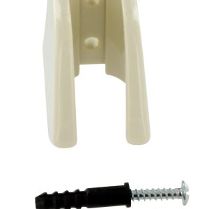 Valterra Shower Head Mount, Wall Mount, 3 Position, Without Swivel, Biscuit, Plastic, With Blister Package – PF276006