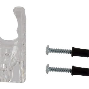 Valterra Shower Head Mount, Wall Mount, 3 Position, Without Swivel, Clear, Plastic, With Blister Package – PF276009