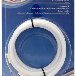 Valterra Shower Head Hose, 60 Inch Length, Fits All Phoenix Hand-Held Shower, White/ Vinyl, With Blister Package – PF276016