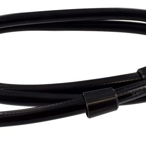 Valterra Shower Head Hose, 60 Inch Length, Fits Phoenix Exterior Shower Part Number 377BK, Black/ Vinyl, With Blister Package – PF276018