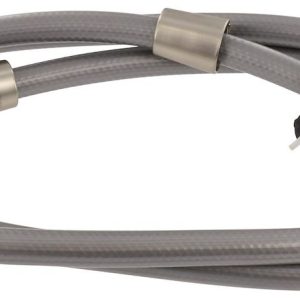 Valterra Shower Head Hose, 60 Inch Length, Brushed Nickel Plated/ Vinyl, With Blister Package – PF276033