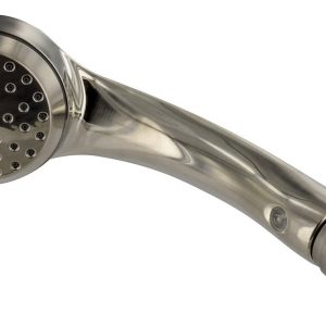 Valterra Shower Head, Air Fusion, Hand-Held, Brushed Nickel Plated, Plastic, With Blister Package – PF276039