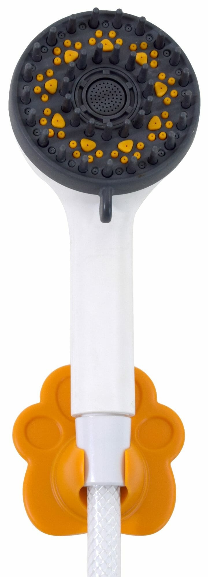 Valterra Shower Head, Wash&wag ™, Hand-Held with 60 Inch PVC Hose and Massage Head with Soft Fingers, With 3 Function Spray Setting, White – PF276210