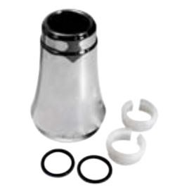 Valterra Faucet Spout Nut, Used for Hybrid 2 Handle Hi-Arc Kitchen Faucet, Bell Style, Brushed Nickel Plated, With 2 O-Ring and 2 Snap Ring – PF281014