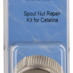 Valterra Faucet Spout Nut, Use with Phoenix/ Catalina/ Utopia Faucet Spout, Tubular Style, Brushed Nickel Plated, With O-Ring and Snap Ring – PF281027