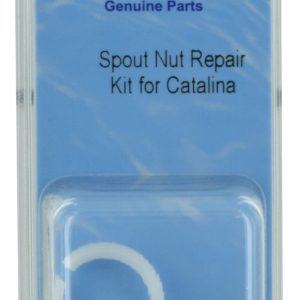 Valterra Faucet Spout Nut, Used for All Phoenix/ Catalina/ Utopia Faucet Spout, Tubular Style, White, With O-Ring and Snap Ring – PF281030