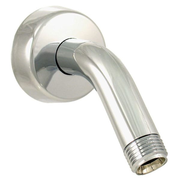 Valterra Shower Head Arm, 1/2 Inch, Chrome Plated/ Plastic, Single, With Flange, With Blister Package – PF285001
