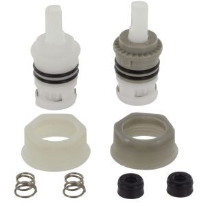Valterra Faucet Stem and Bonnet, Fits Catalina Faucet with Teardrop Shaped Lever Handle, 1/4 Turn Right and Left Side, Plastic – PF287033