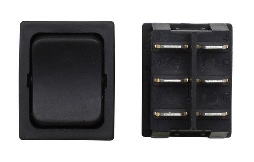Valterra Push Button Switch, Diamond Group, For Slide-Outs, Generators/ Battery Disconnects, Momentary Switch, Dual Pole Dual Throw – DG415PB
