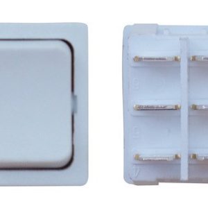 Valterra Push Button Switch, Diamond Group, For Slide-Outs, Generators/ Battery Disconnects, Momentary Switch, Dual Pole Dual Throw – DG436VP