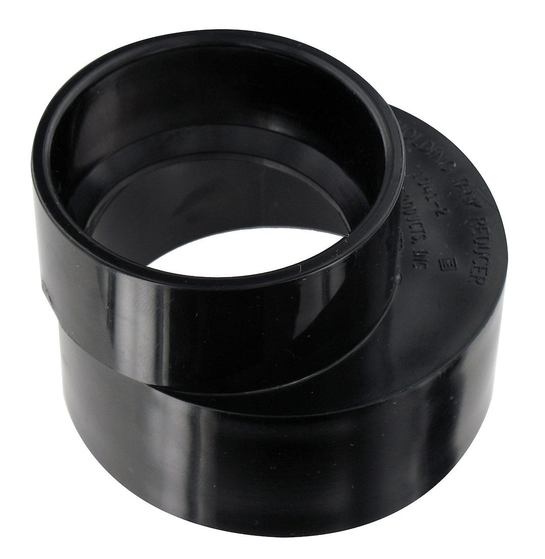 Valterra Waste Water Drain Adapter, Eccentric Tank Reducer, 3 Inch Spigot X 2 Inch Hub – T1041-2