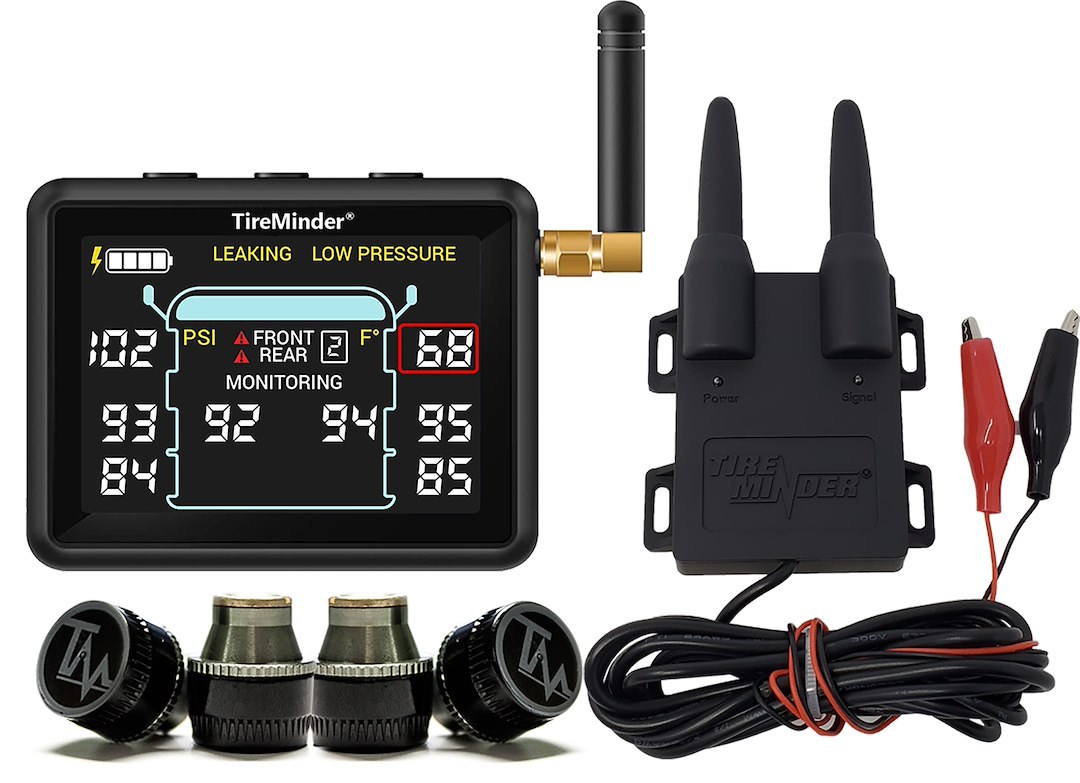 Valterra Tire Pressure Monitoring System – TPMS, Tireminder ® I10, Universal Fit, 4 Standard Transmitters – TM22141