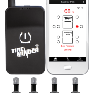 Valterra Tire Pressure Monitoring System – TPMS, Tireminder ®, Universal Fit, With Bluetooth Technology, 4 Standard Transmitters – TM22159