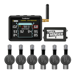 Valterra Tire Pressure Monitoring System – TPMS, Tireminder ® I10, Universal Fit, 6 Flow Through Transmitters – TM22164