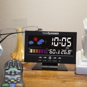 Valterra Weather Station, Tempminder ®, Used for Kitchen/ Bedroom and Office, Digital – TM22242VP