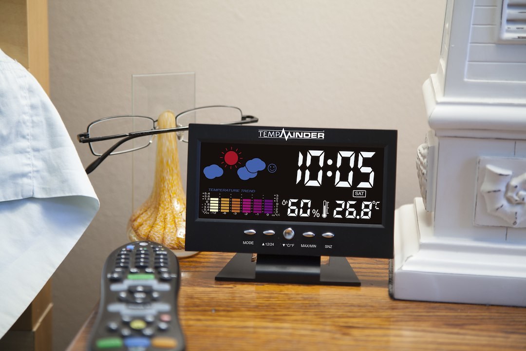 Valterra Weather Station, Tempminder ®, Used for Kitchen/ Bedroom and Office, Digital – TM22242VP