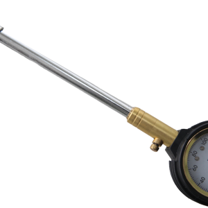 Valterra Tire Pressure Gauge, Tireminder ®, 10 Inch Stick Style with Dual Head, 5-160 Pounds Per Square Inch (PSI), Analog Display – TM22288VP