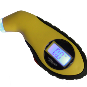 Valterra Tire Pressure Gauge, Tireminder ®, 5-150 Pounds Per Square Inch (PSI), Digital Display, LED Flashlight, Rubber Coated – TM22289VP