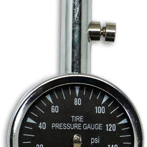 Valterra Tire Pressure Gauge, Tireminder ®, Stick Style with Dial Gauge, 10-160 Pounds Per Square Inch (PSI), Analog Display – TM22294VP
