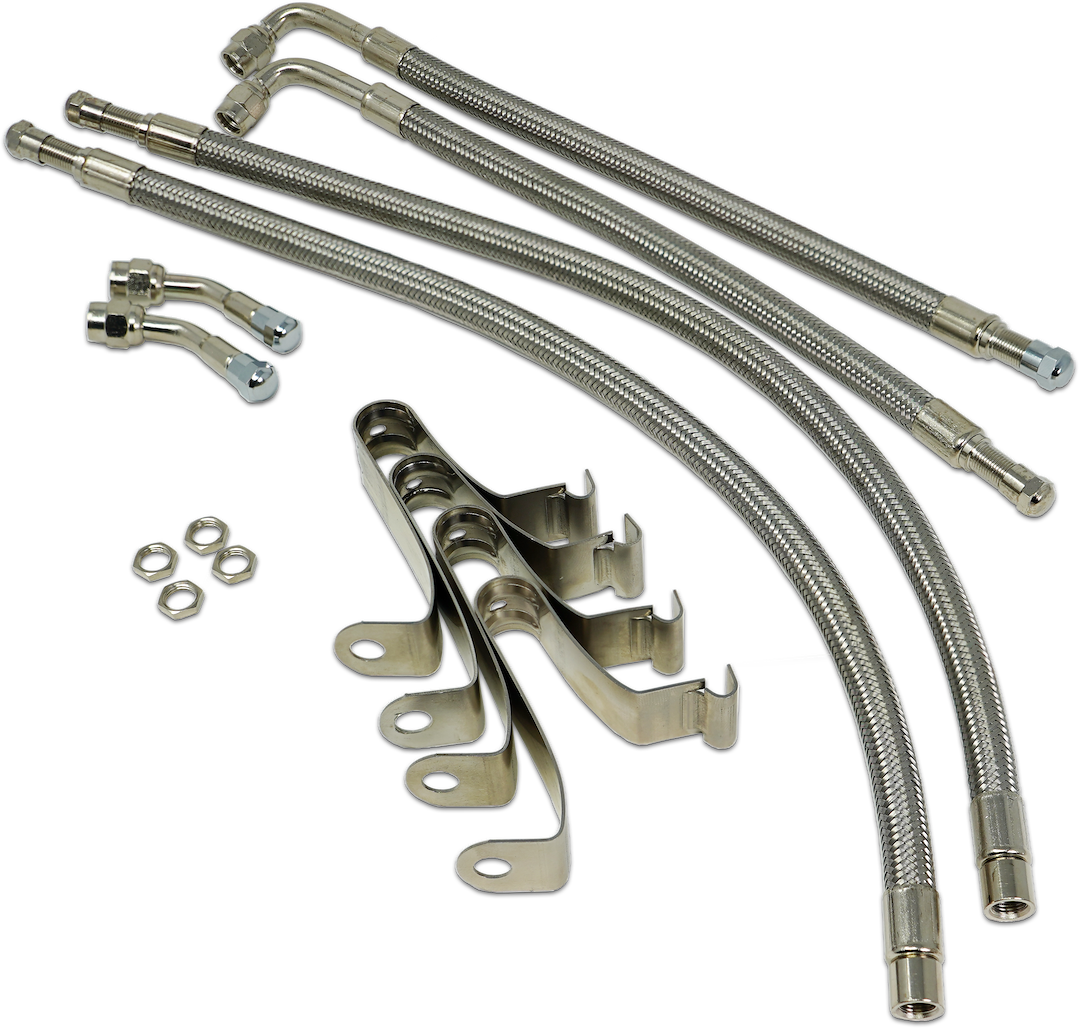 Valterra Valve Stem Extension, Tireminder ®, Inner/ Outer Dually Tire Rim Mount, Straight, Stainless Steel, Polished, Silver, With Cap – TM22311VP
