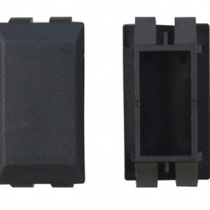 Valterra Switch Plate Cover, Diamond Group, No Openings, 0.67 Inch Width X 1.22 Inch Height, Black, Snap-On, 1 Per Card – DGUU15VP