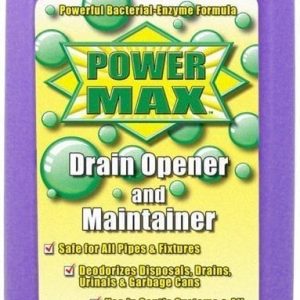 Valterra Drain Cleaner, Powermax, Use to Open Clogged Drains and Keep Clean and Clear, Liquid, Biological Enzyme/ Bacterial Formula – V11001
