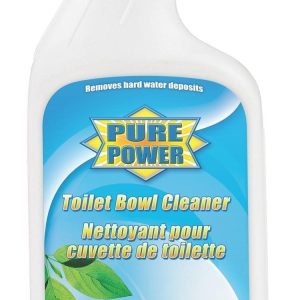 Valterra Toilet Cleaner, Pure Power, Used for Porcelain/ Plastic Toilet to Remove Hard Water Build Up, 24 Ounce Bottle, Single – V23500