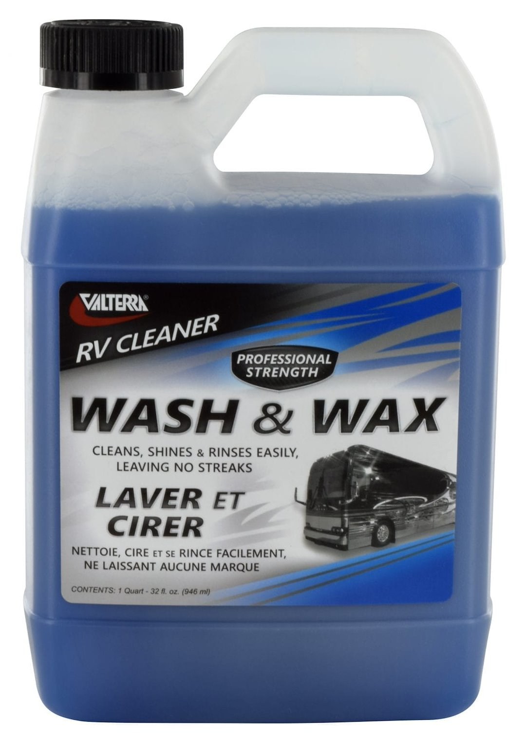 Valterra Car Wash, Liquid, With Wax, 32 Ounce Bottle – V88543