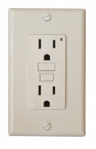 Valterra Receptacle, Diamond Group, Indoor/ Outdoor Use, 15 Amp or 20 Amp/ 120 Volt AC Power, Ground Fault Interrupter Type, White – DG151VP