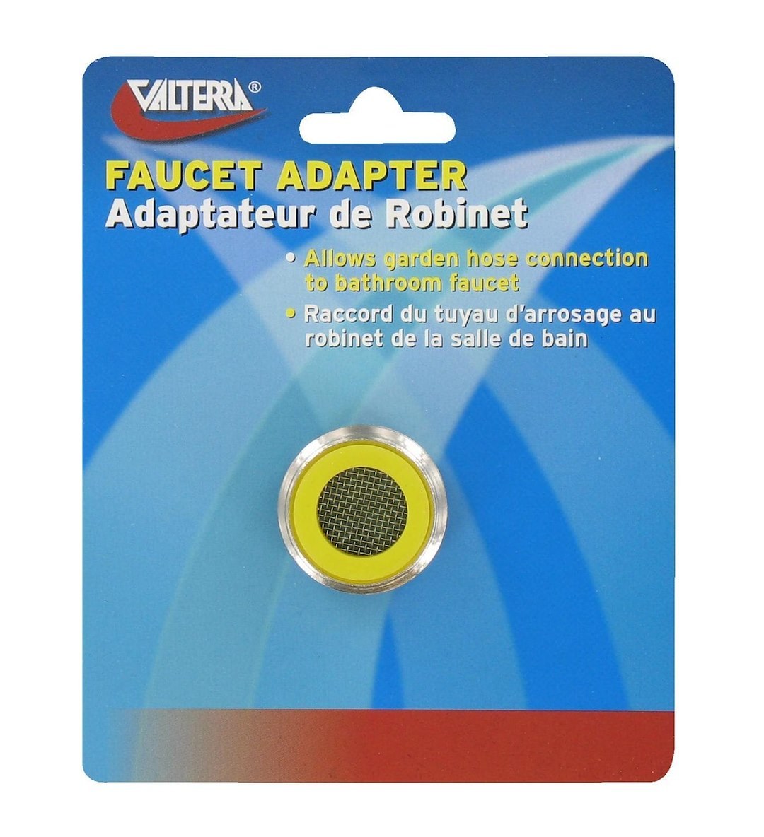 Valterra Faucet Hose Adapter, Used to Connect Garden Hose to Faucet, Fits Both Male and Female Faucet Threads, Plastic – W1527VP