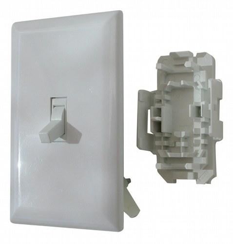 Valterra Interior Light Switch, Diamond Group, 2 Pole, 3 Wire, 125 Volt AC, 15 Amp, Toggle, Non-Lighted, White, Csa Approved – DG151TVP