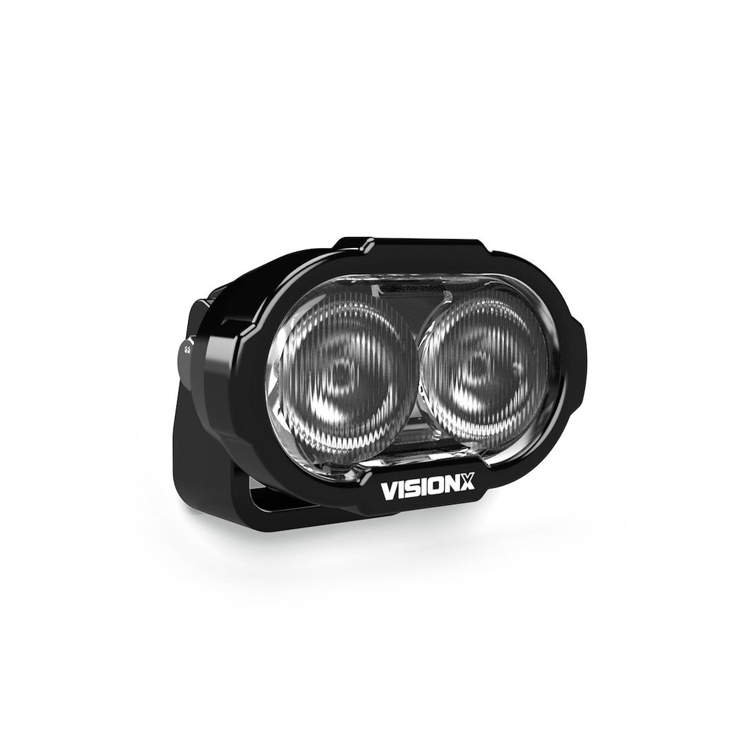 Vision X Driving/ Fog Light, Dura Pro, LED, Dual-Color DRL, 2 Cree XPL2 HD LED 8 Watt Bulb, Rectangular, 32 Watt at 2.7 Amp Draw – DURA2-DL2CBKIT