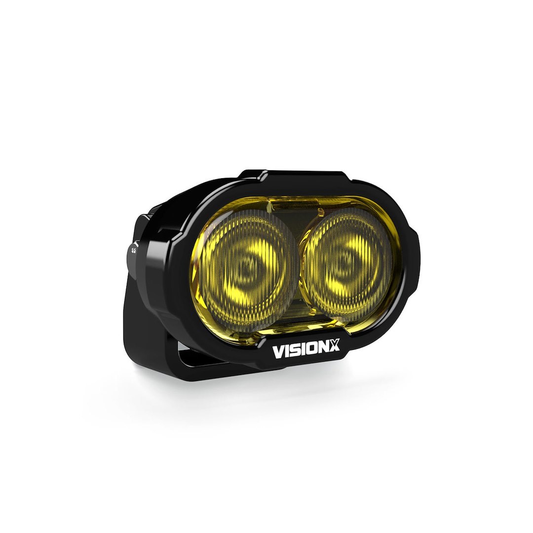 Vision X Driving/ Fog Light, Dura Pro, LED, Dual-Color DRL, 2 Cree XPL2 HD LED 8 Watt Bulb, Rectangular, 32 Watt at 2.7 Amp Draw – DURA2-DL2CBSYKIT