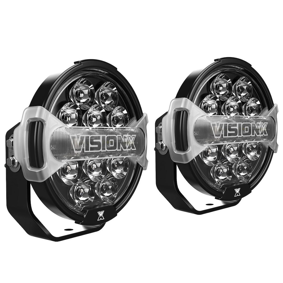Vision X Driving/ Fog Light, CR-14 Pro, LED, Cree XML3 LED 14 Watt Bulbs, Round, 280 Watt at 23.4 Amp Draw, 9 to 32 Volt DC – CR-14PKIT