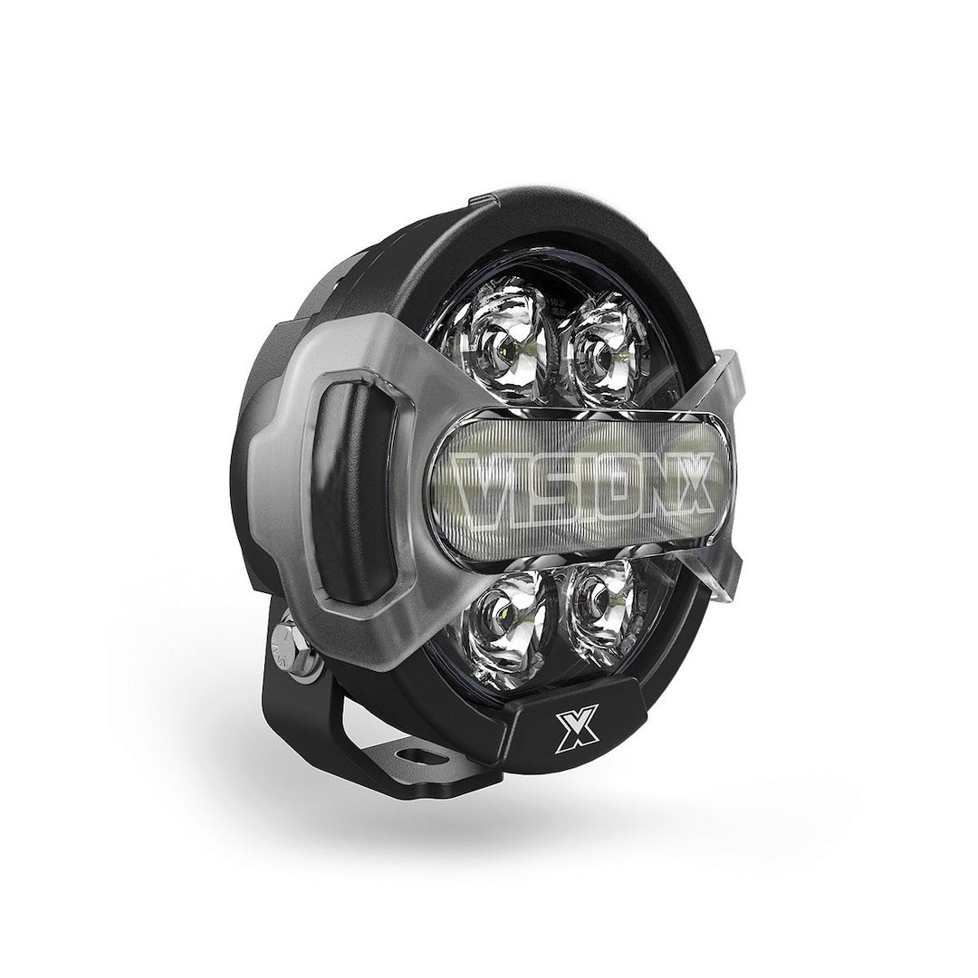 Vision X Driving/ Fog Light, CR-7 Pro, LED, Dual-Function DRL, Cree XML3 14 Watt Bulb, 4-1/2 Inch Diameter X 3 Inch Depth/ Round – CR-7PKIT