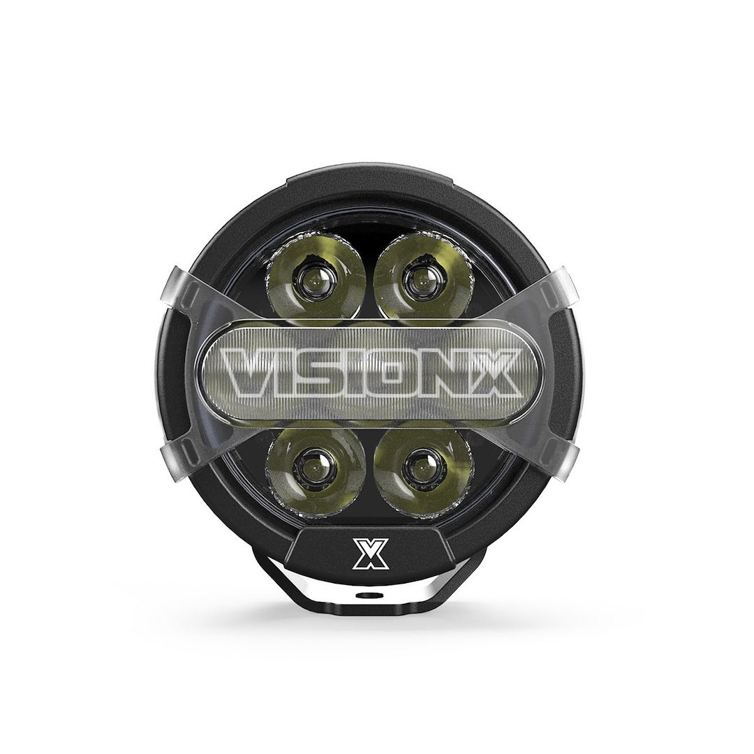 Vision X Driving/ Fog Light, CR-7 Pro, LED, Dual-Function DRL, Cree XML3 14 Watt Bulb, 4-1/2 Inch Diameter X 3 Inch Depth/ Round – CR-7PKIT
