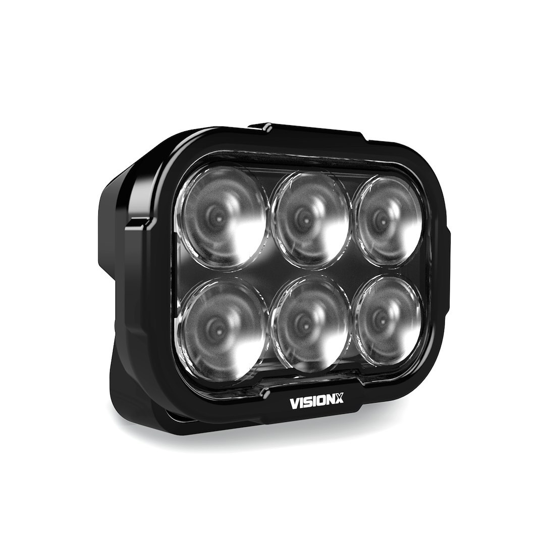 Vision X Work Light, Dura Gen 2, Cree XPL2 HD 8 Watt, Wide Flood Beam, 4-1/2 Inch Length X 3 Inch Width Rectangular, Bracket Mount – DURA2-WL660