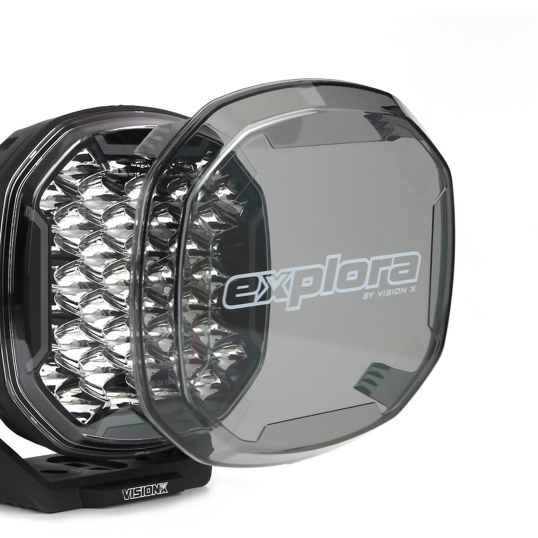 Vision X Driving/ Fog Light, Explora, LED, Dual-Color DRL, Cree Xte LED 5 Watt Bulb, Round, 128 Watt at 10.67 Amp Draw, 11 to 32 Volt DC – EX-DL24SKIT
