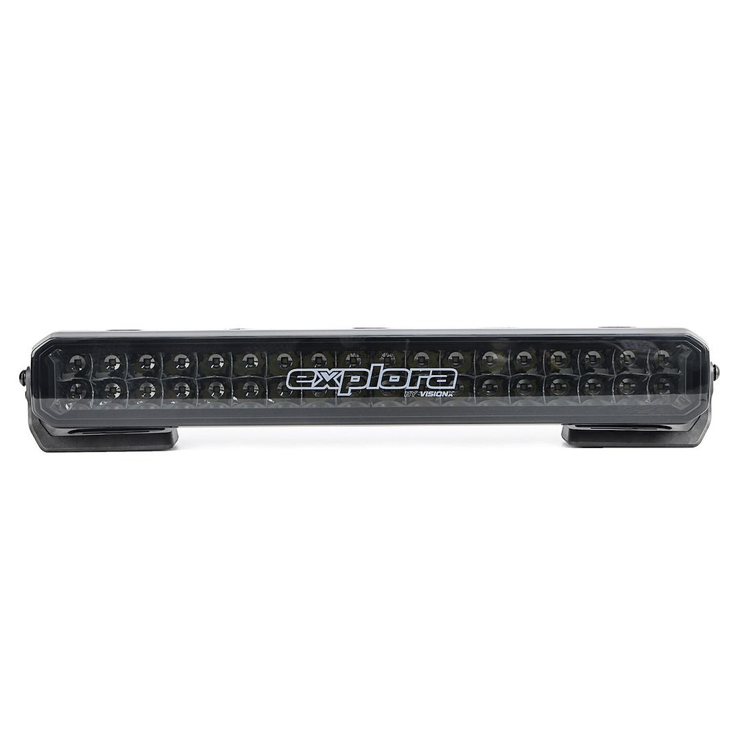 Vision X Light Bar, Explora, LED, 20 Inch, Cree Xte LED 5 Watt Bulb, 180 Watt at 15 Amp Draw, 9 to 32 Volt DC, Driving Beam – EX-LB2.18S