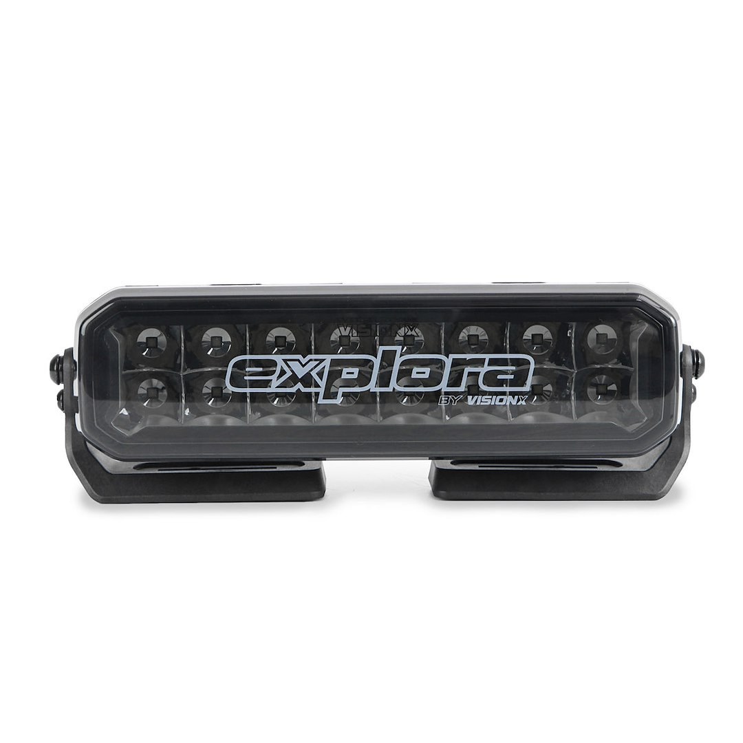 Vision X Light Bar, Explora, LED, 10 Inch, Cree Xte LED 5 Watt Bulb, 80 Watt at 6.6 Amp Draw, 9 to 32 Volt DC, Driving Beam – EX-LB2.8S
