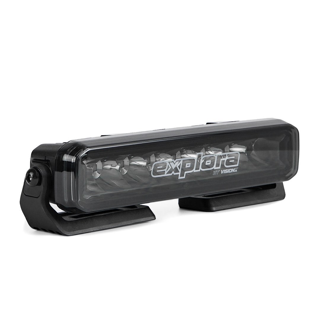 Vision X Light Bar, Explora, LED, 10 Inch, Cree Xte LED 5 Watt Bulb, 40 Watt at 3.3 Amp Draw, 9 to 32 Volt DC, Driving Beam, 2700 Raw Lumens – EX-LB8S