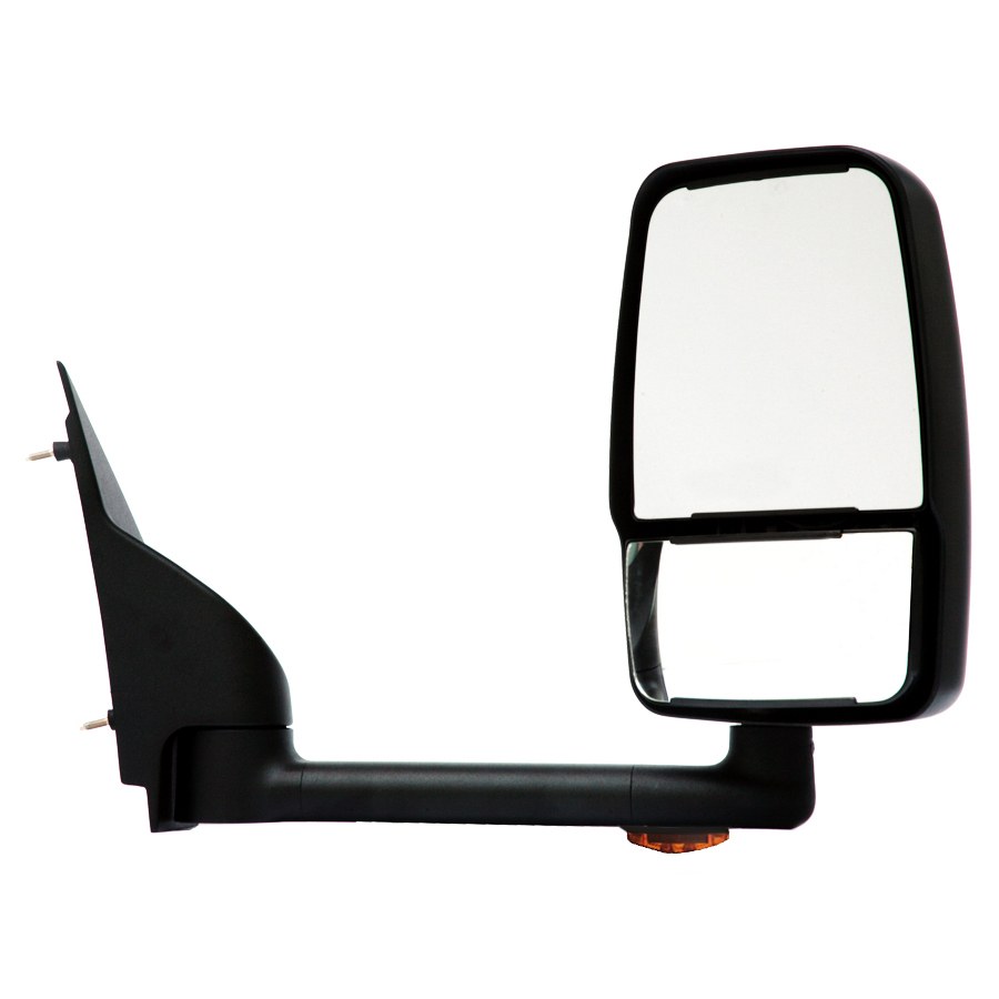 Velvac Exterior Mirror, 2020 Model, Deluxe Head, Right Side, Black – 715442