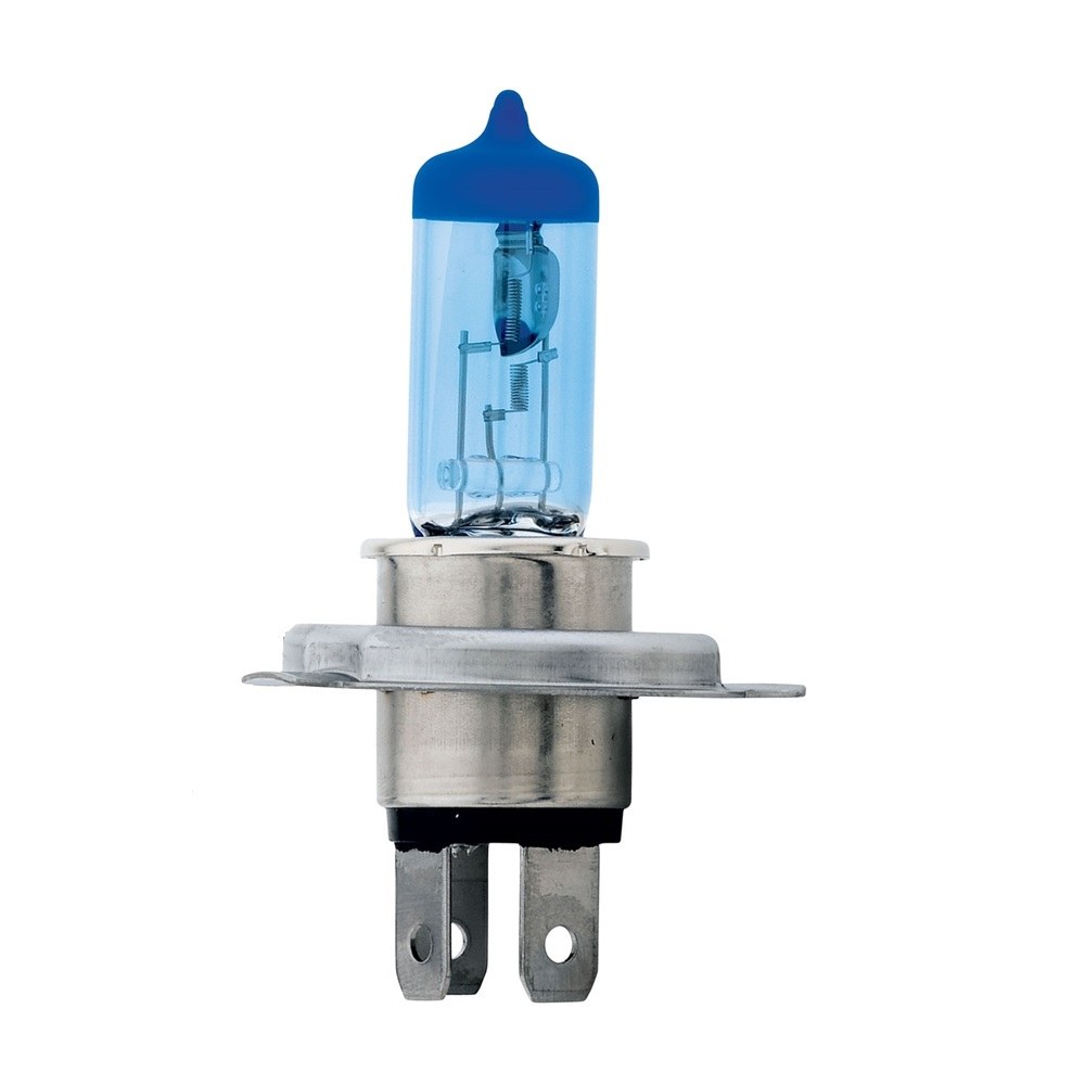Valeo Headlight Bulb, Xtreme White Hybrid, H4/ 9003, Halogen Bulb, 55 Watt Low Beam/ 60 Watt High Beam, 6 to 12 Volt, White Beam Color – 13-70104