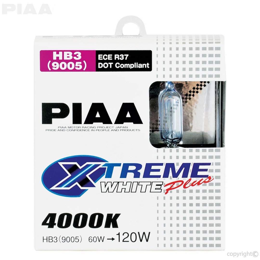 Valeo Headlight Bulb, Xtreme White Plus, 9005/ HB3, Halogen Bulb, 60 Watt Equivalent to 120 Watt, 12 Volt, Clear Beam Color with Blue Top – 19615