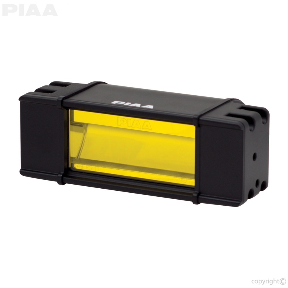 Valeo Light Bar, RF6 Series, LED, 6 Inch Length, Amber, 11 Watt, Fog Beam, Clear Lens, Black Housing, Universal Adjustable Stud Mount – 22-07206